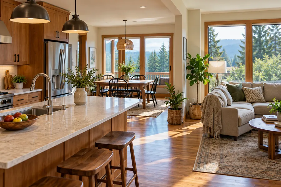 Cleaning project in an Oregon home