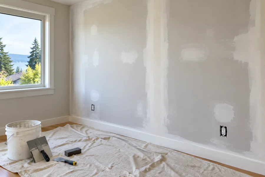Drywall project in an Oregon home