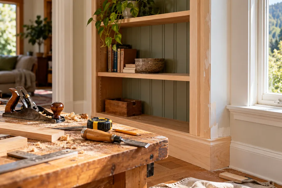 Handyman project in an Oregon home